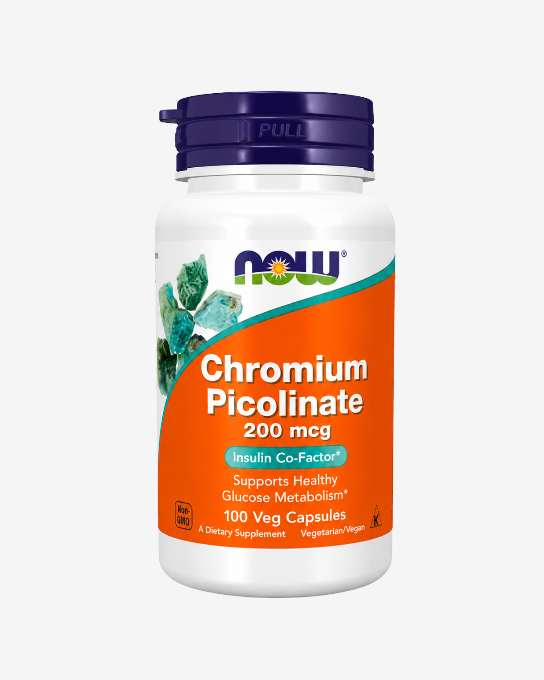 Now Foods Chromium Picolinate 200 mcg 100 Cap