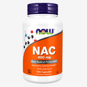 Now Foods NAC 600mg Free Radical Protection 100 Capsule
