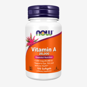 Now Vitamin A 25000 IU 100 Softgels