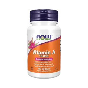 Now Vitamin A 10000 IU 100 Softgels