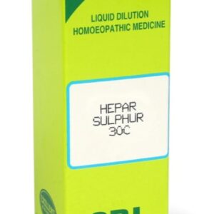 SBL Hepar Sulphur Dilution 30 CH (30ml)- Pack of 2