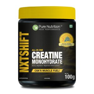 Pure Nutrition Creatine Monohydrate Powder – 100g | 25 Servings | Unflavoured